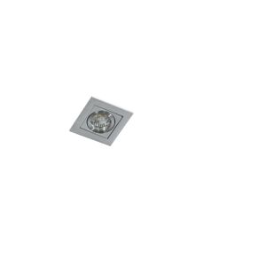 AZzardo PACO podhledové svítidlo 1x GU10 50W bez zdroje 9,3cm hranaté IP20, hliníkové