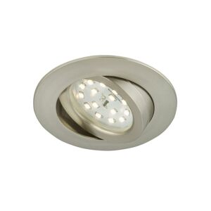 BRILONER LED vestavné svítidlo, pr. 8,2 cm, 5 W, matný nikl BRI 7209-012