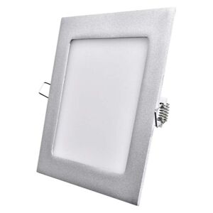 EMOS LED panel 170×170, vestavný stříbrný, 12W neutrální bílá 1540221270