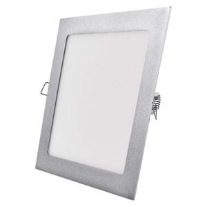 EMOS LED panel 225×225, vestavný stříbrný, 18W neutrální bílá 1540221870