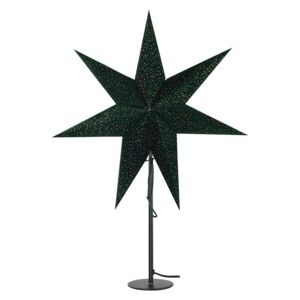 EMOS Vánoční hvězda papírová se stojánkem, zelená, 45 cm, vnitřní DCAZ13