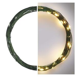 EMOS LED vánoční nano řetěz zelený, 4 m, venkovní i vnitřní, teplá bílá, časovač D3AW03