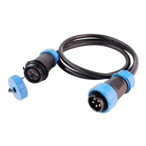 Light Impressions Deko-Light Weipu HQ 12/24/48V spojovací kabel 5-pólový kabelový systém1000 mm 940041