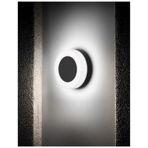 Nova Luce Elegantní kruhové nástěnné svítidlo TUNE - 9 W, 620 lm, 3000  K, bílo-černá NV 9529713