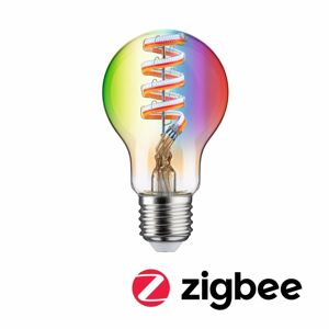 PAULMANN Filament 230V Smart Home Zigbee 3.0 LED žárovka E27 6,3W RGBW+ stmívatelné zlatá