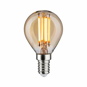 PAULMANN 1879 Filament 230V 3-krokové-stmívatelné LED kapka E14 3 Step Dim 4,9W 1800K stmívatelné zlatá