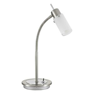 PAUL NEUHAUS LED stolní lampa, svítidlo na čtení, ocel, jednoduché 3000K LD 11935-55