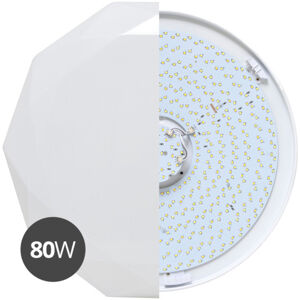 Ecolite LED sv. nástěnné 80cm, 80W, dálk.ovl., 7300lm, bílé WZSD-80/80W/LED