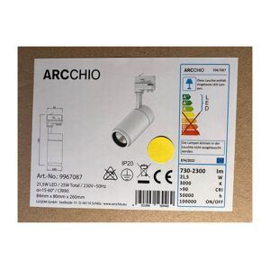 Arcchio Arcchio - LED Bodové svítidlo do lištového systému NANNA LED/21,5W/230V