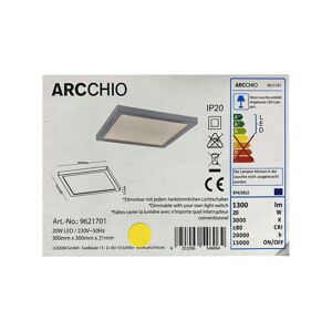Arcchio Arcchio - LED Stmívatelné stropní svítidlo SOLVIE LED/20W/230V
