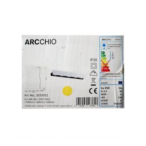 Arcchio Arcchio - LED Stmívatelný lustr na lanku OLINKA 5xLED/5,4W/230V