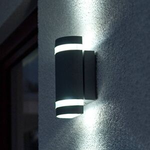Eco-Light Venkovní nástěnné svítidlo Focus/2 zdroje antracit