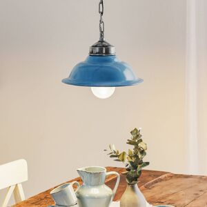 K. S. Verlichting Modré retro závěsné světlo Porto Fino