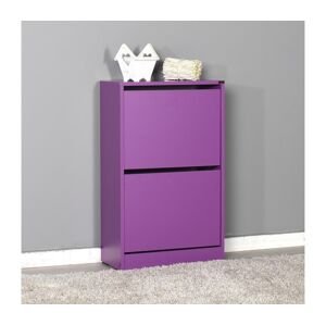Adore Furniture Botník 84x51 cm fialová