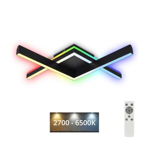 Brilo Brilo - LED RGBW Stmívatelný přisazený lustr FRAME 2xLED/9W/230V 2700-6500K + DO