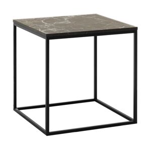 Adore Furniture Konferenční stolek 52x50 cm černá