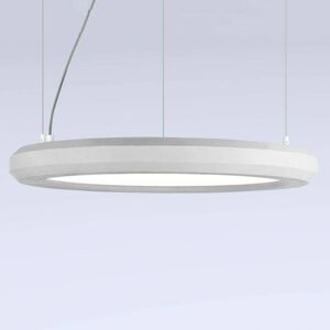 Marchetti LED závěsné světlo Materica vnitřní Ø 60 cm bílá