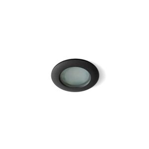 Koupelnové stropní zápustné bodové svítidlo AZzardo Emilio black AZ0809 MR16/GU10 1x50W IP54 9cm černé