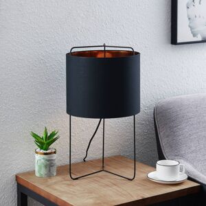 Lindby Lindby Kesta stolní lampa, černozlatá, 50 cm
