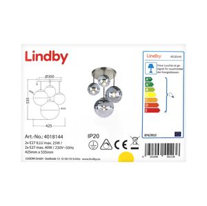Lindby Lindby - Stropní svítidlo RAVENA 2xE27/40W/230V + 2xE27/25W/230V