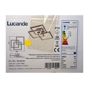 Lucande Lucande - LED Stmívatelné stropní svítidlo AVILARA LED/52W/230V
