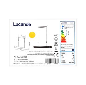 Lucande Lucande - LED Stmívatelný lustr na lanku EBBA 5xLED/5W/230V
