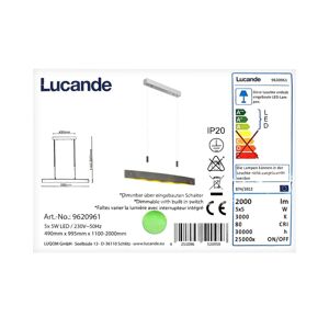 Lucande Lucande - LED Stmívatelný lustr na lanku LIO 5xLED/5W/230V