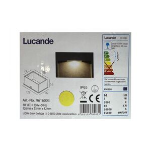 Lucande Lucande - LED Venkovní nástěnné svítidlo MITJA LED/3W/230V IP65