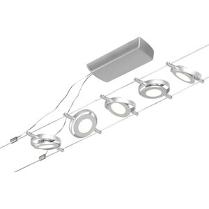 Paulmann Paulmann Wire RoundMac LED lankový systém 5x chrom