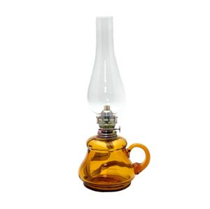 Floriánova huť Petrolejová lampa TEREZA 34 cm amber