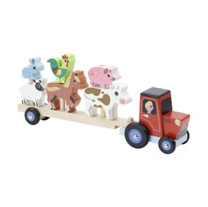 Vilac Dřevěný traktor se zvířátky na nasazování